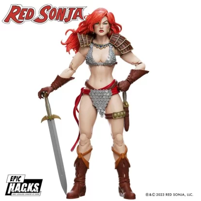 Boss Fight Studios Red Sonja 50th Anniversary Epic H.A.C.K.S Action Figure