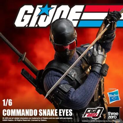 Threezero FigZero G.I. Joe Commando Snake Eyes 1/6 Scale Figure