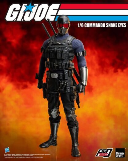 Threezero FigZero G.I. Joe Commando Snake Eyes 1/6 Scale Figure