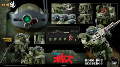 Threezero Armored Trooper Votoms ROBO-DOU Scope Dog Figure