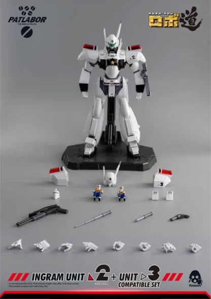 Threezero ROBO DOU Patlabor Ingram Unit 2 1/35 Scale Figure with Unit 3 Compatible Set