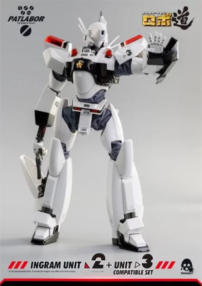 Threezero ROBO DOU Patlabor Ingram Unit 2 1/35 Scale Figure with Unit 3 Compatible Set