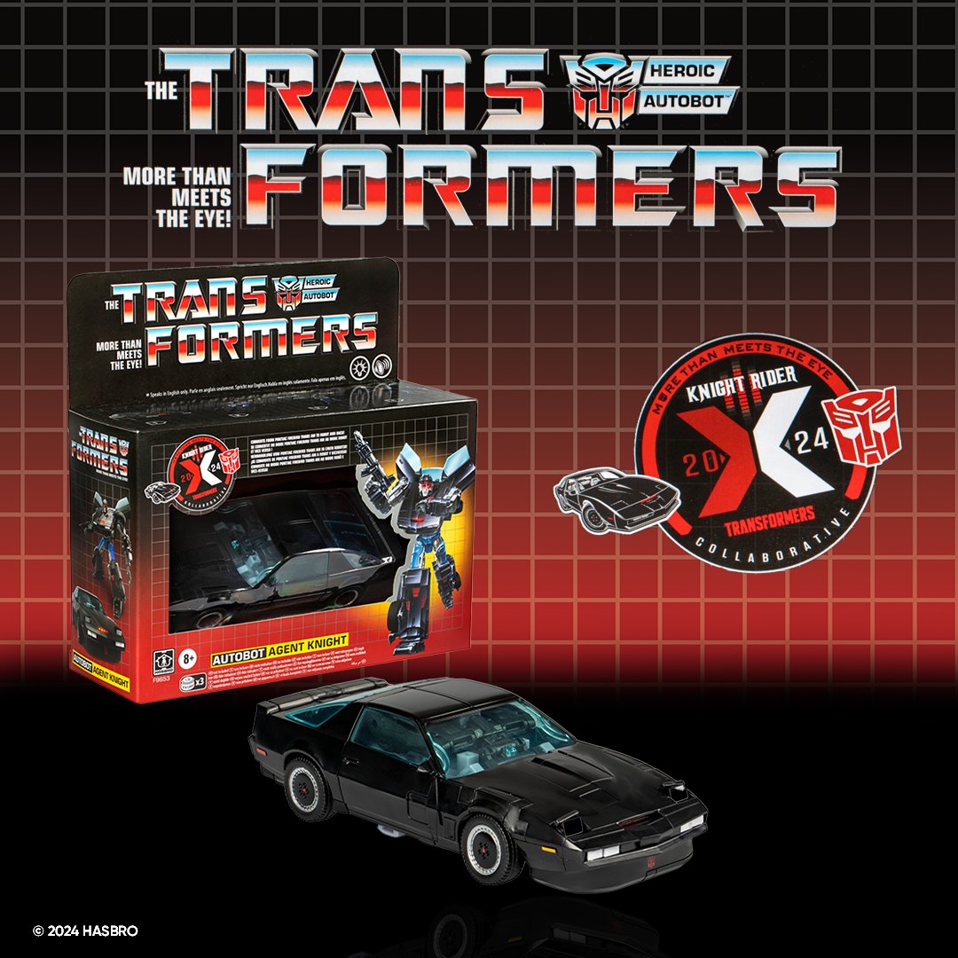 Transformers X Knight Rider Agent Knight Crossover Kapow Toys