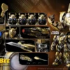 Threezero Transformers Bumblebee PREMIUM Gold Bumblebee Figure