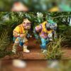 NECA Teenage Mutant Ninja Turtles Vacation Bebop and Rocksteady 2 Pack