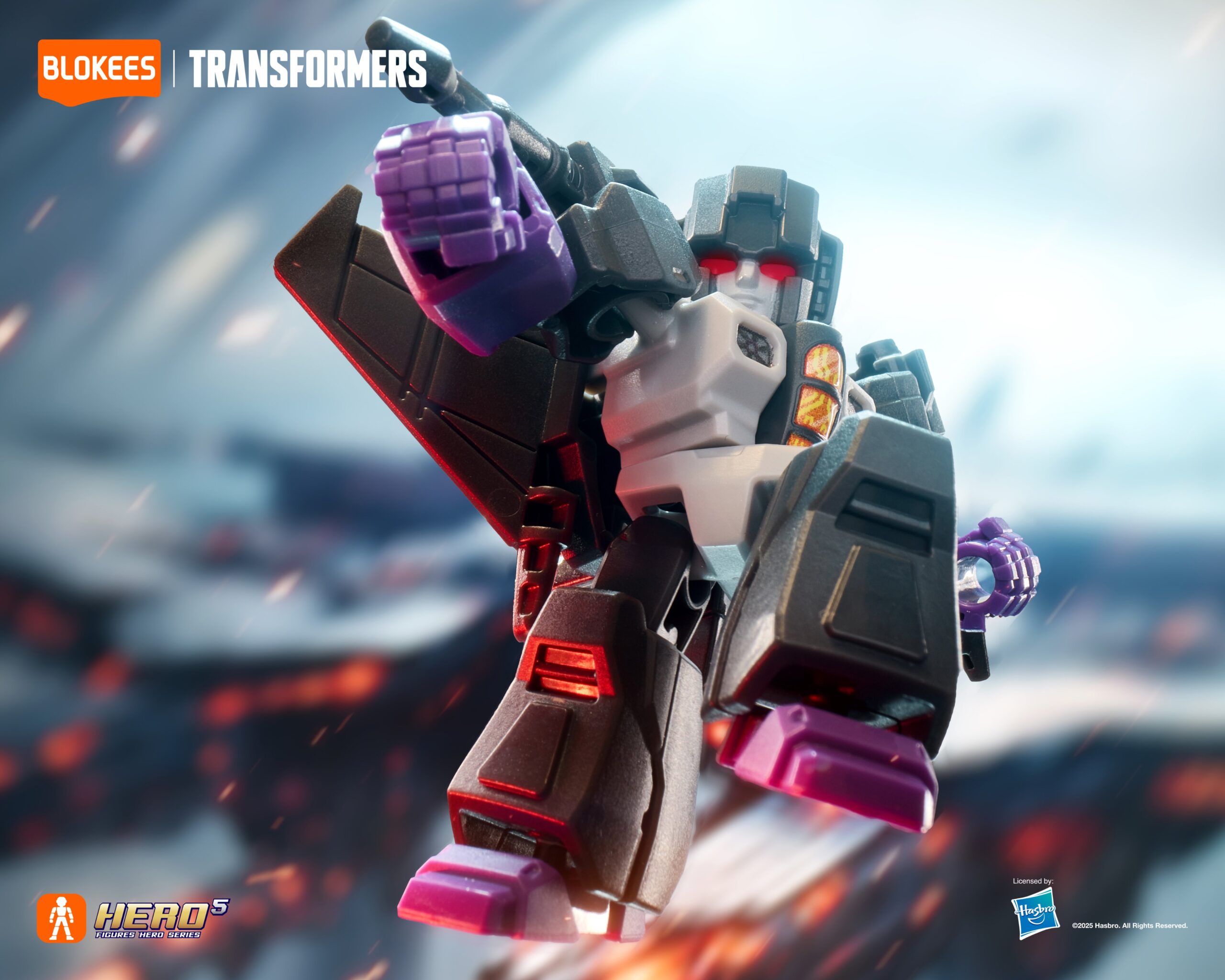 Blokees Transformers Defender Version 03 – Heavy Metal War Special Armor Soundwave Action Figure (Opened Box)