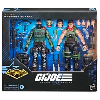 GI JOE Classified Night Force Beach Head and Quick Kick