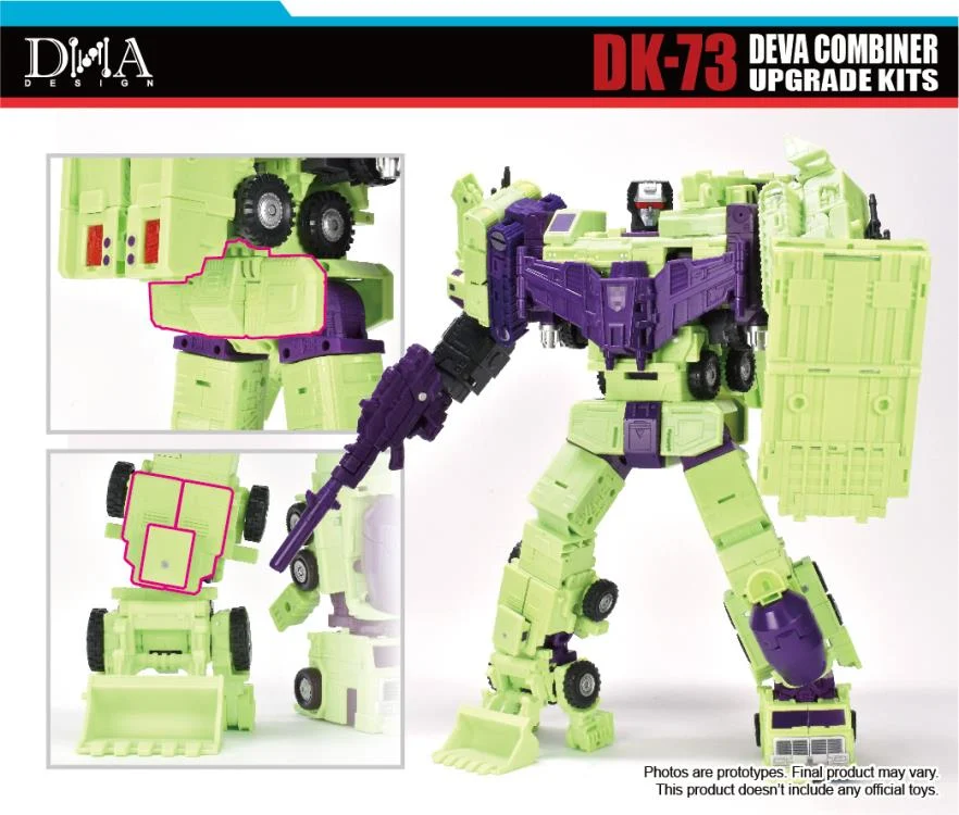 DK-73 Upgrade Kit 8 DNA Design DK-73 Deva Combiner Upgrade Kit