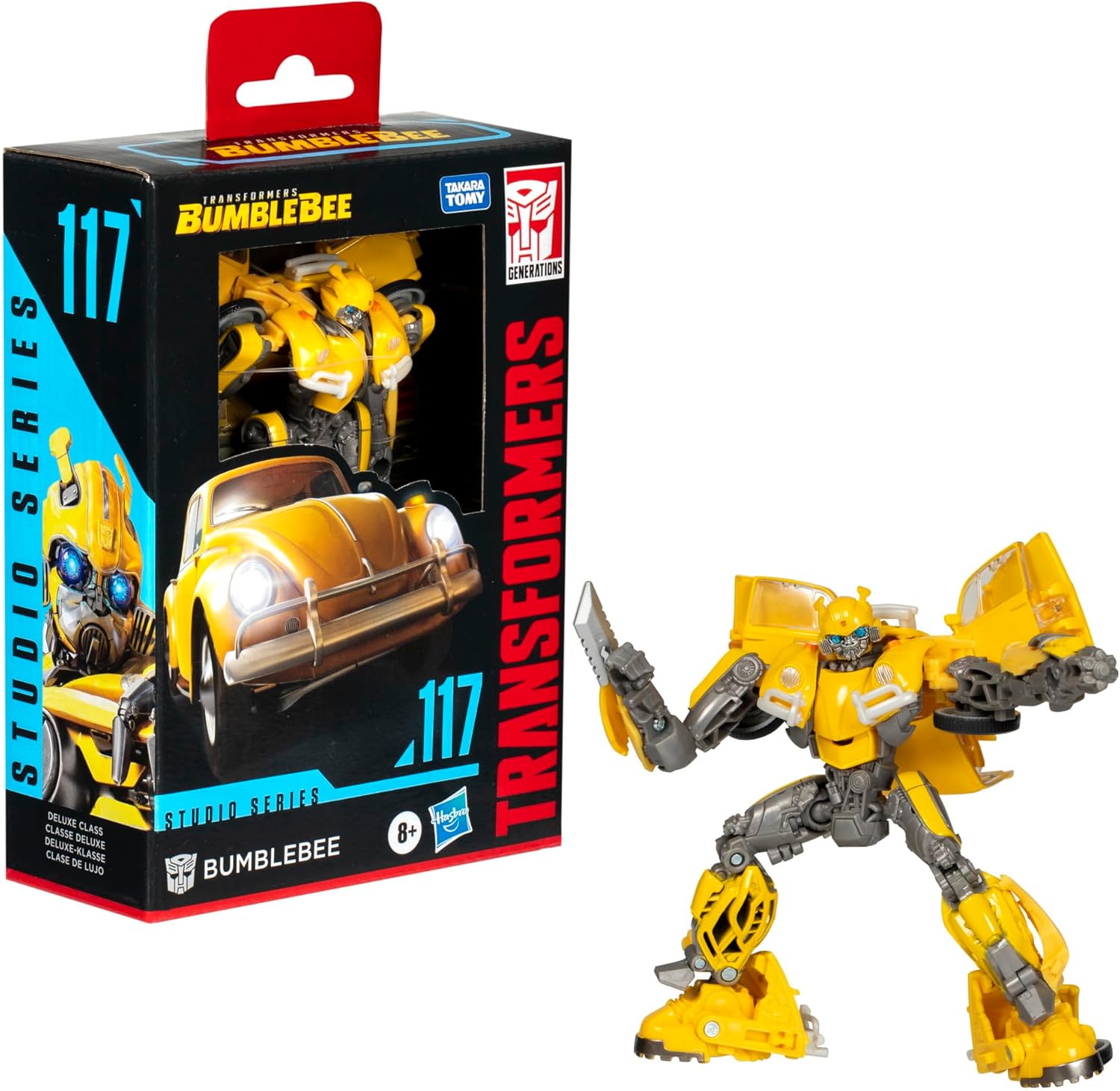 Transformers Studio Series 117 Deluxe Bumblebee Action Figure 4 Transformers Studio Series 117 Deluxe Bumblebee Action Figure