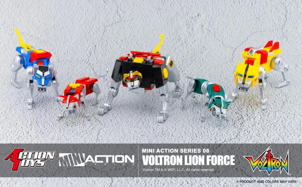 Voltron Defender of the Universe Mini Action Series 08 Voltron Lion Force Action Figure 6 Voltron Defender of the Universe Mini Action Series 08 Lion Force