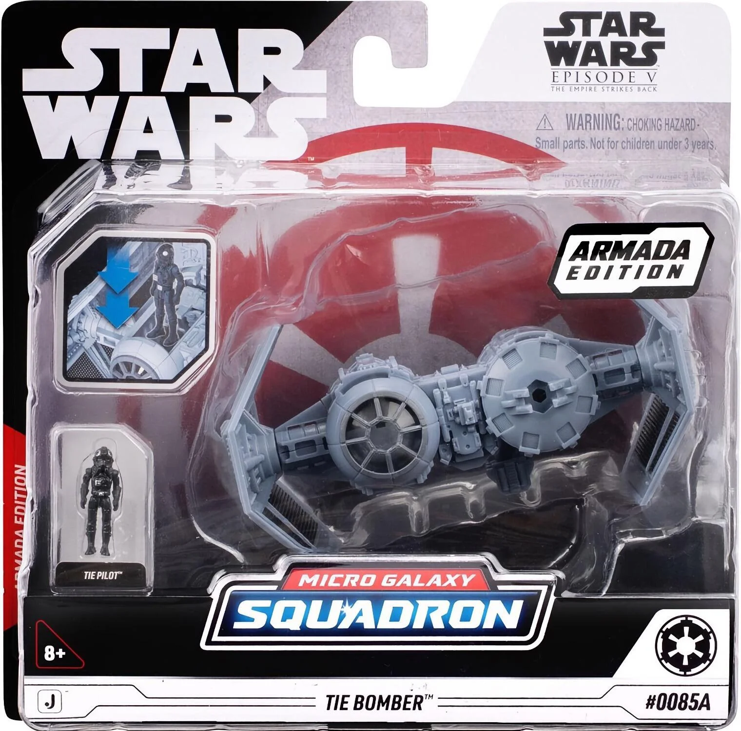 Star Wars Micro Galaxy Squadron Tie Bomber 1 Star Wars Micro Galaxy Squadron TIE Bomber and Pilot