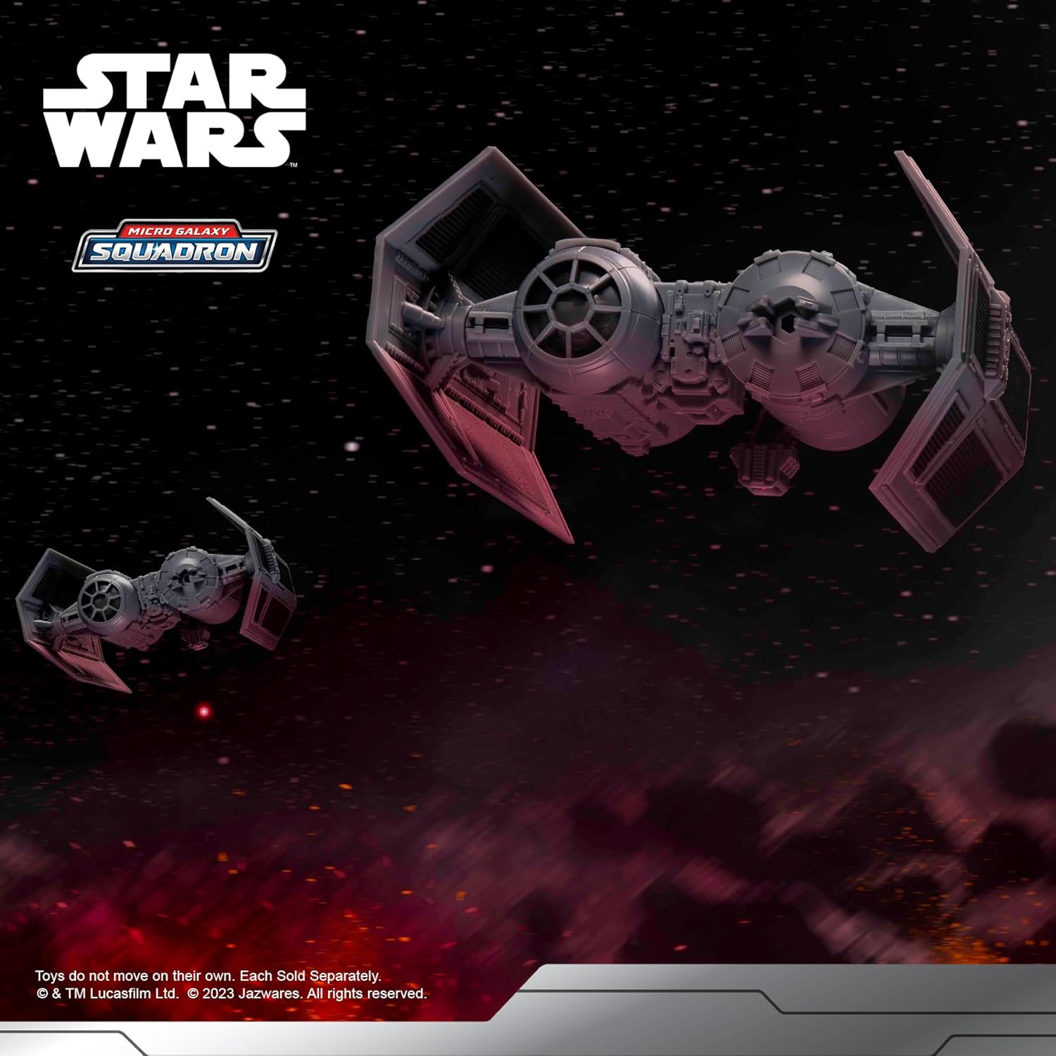 Star Wars Micro Galaxy Squadron Tie Bomber 8 Star Wars Micro Galaxy Squadron TIE Bomber and Pilot