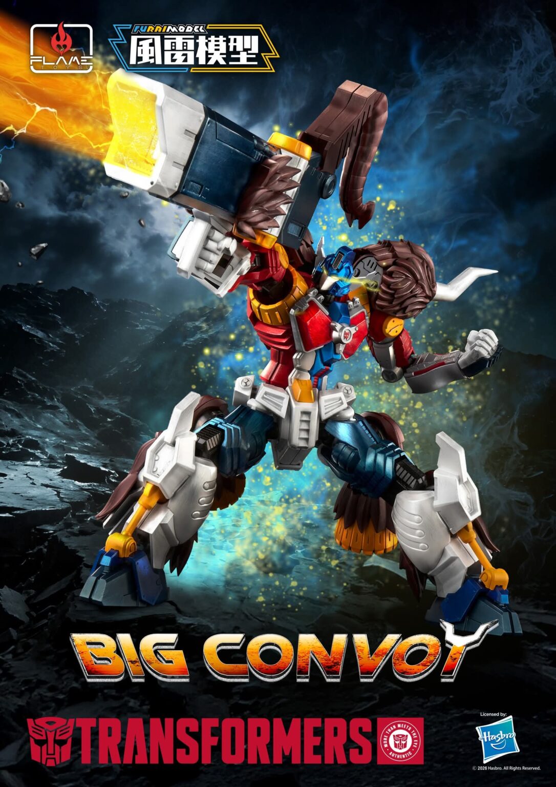 Transformer Model Toy Flame Toys Furai Model Big Convoy Transformers Model Kit – Kapow Toys
