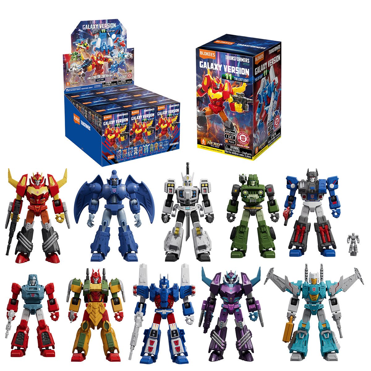 774d7827bf894722a59462b38afde042xl Transformers Blokees Galaxy Version 11 GV11 Lost Light Sealed Case