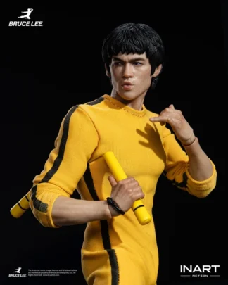 INART Bruce Lee Yellow Jumpsuit 1/12 Scale Action Figure