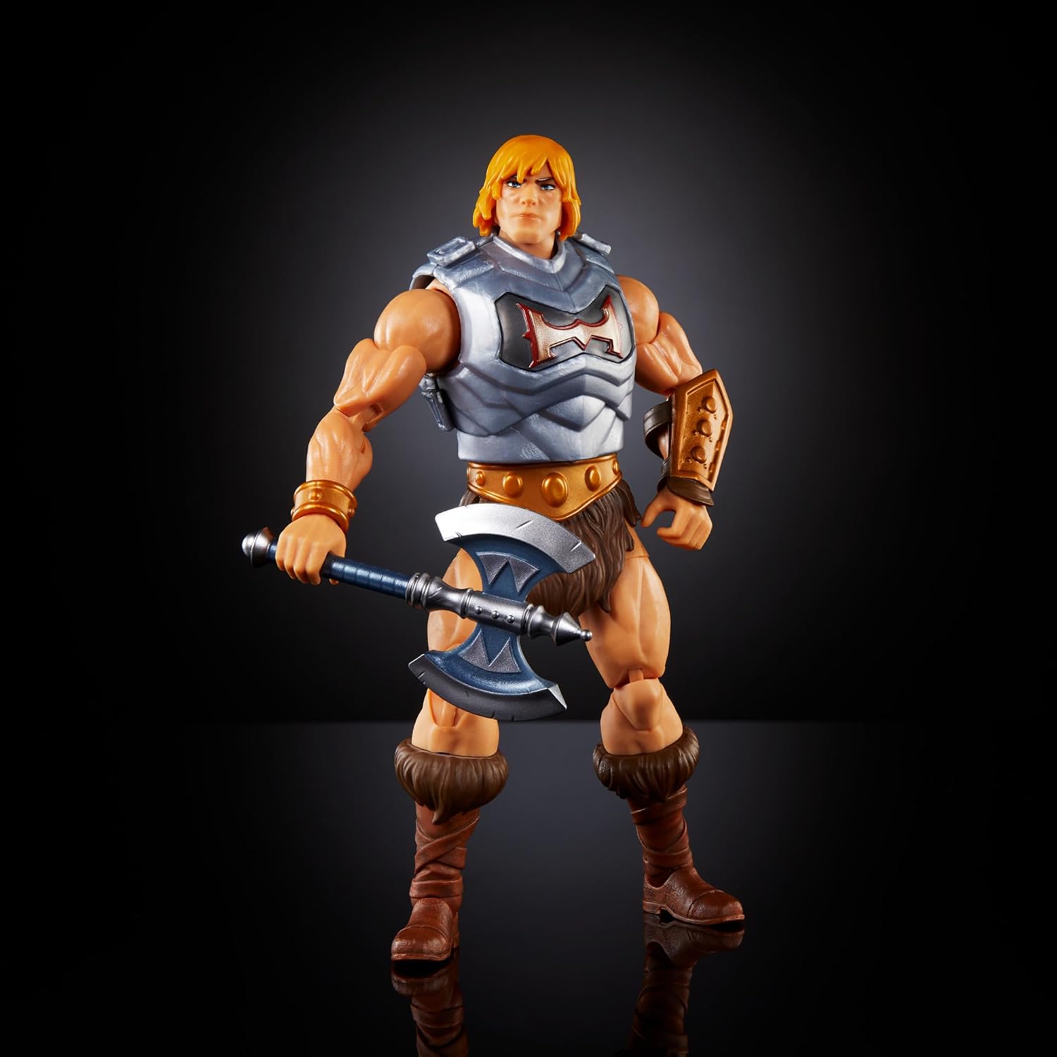 Masters of the Universe Revolution Masterverse He-Man Action Figure with Removable Battle Armor, Deluxe Collectible 2 Masters of the Universe Revolution Battle Armor He-Man Action Figure (Cased )
