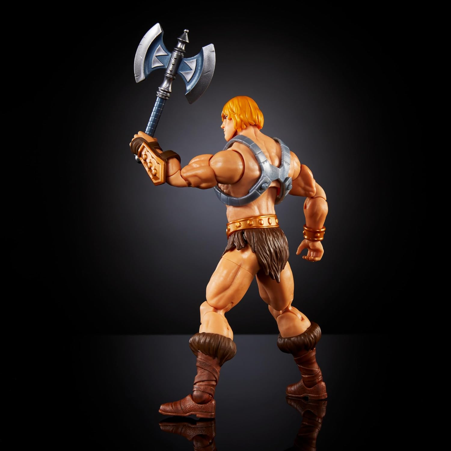 Masters of the Universe Revolution Masterverse He-Man Action Figure with Removable Battle Armor, Deluxe Collectible 5 Masters of the Universe Revolution Battle Armor He-Man Action Figure (Cased )