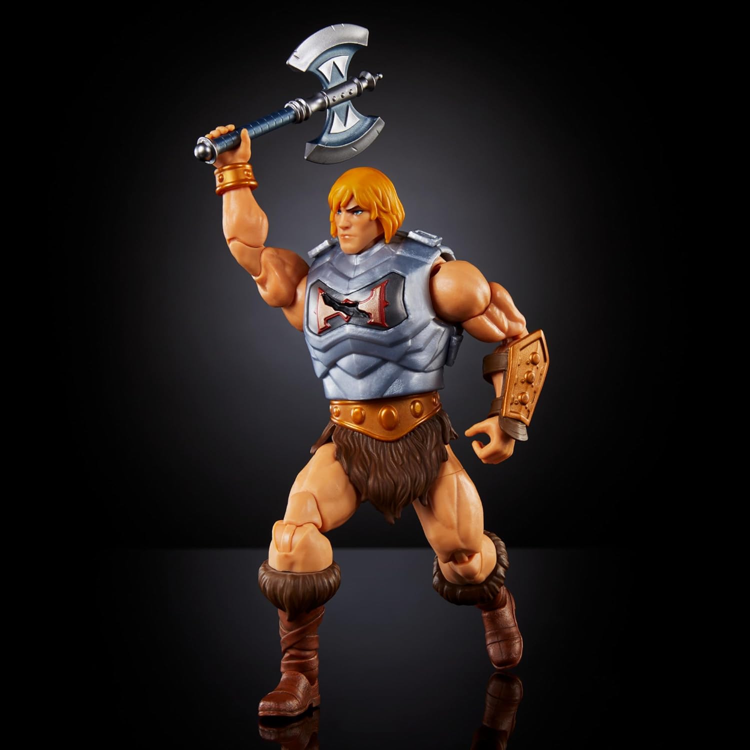 Masters of the Universe Revolution Masterverse He-Man Action Figure with Removable Battle Armor, Deluxe Collectible 6 Masters of the Universe Revolution Battle Armor He-Man Action Figure (Cased )
