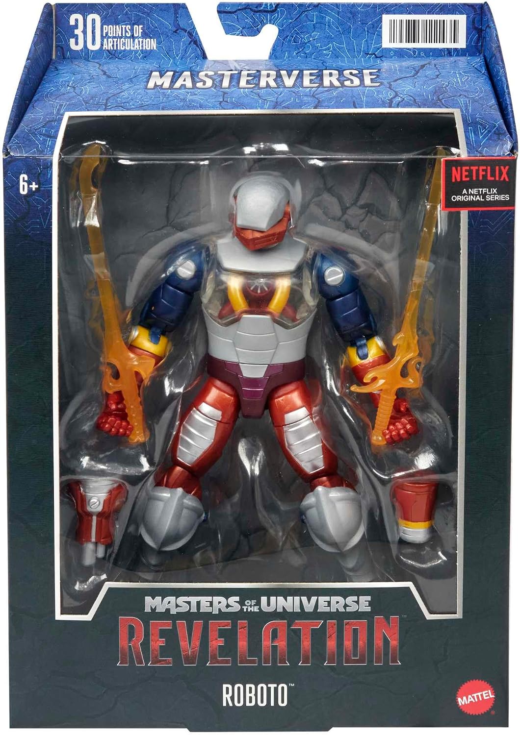 Masters of the Universe Masterverse Action Figure Roboto 1 Masters of the Universe Masterverse Roboto Action Figure ( Cased )