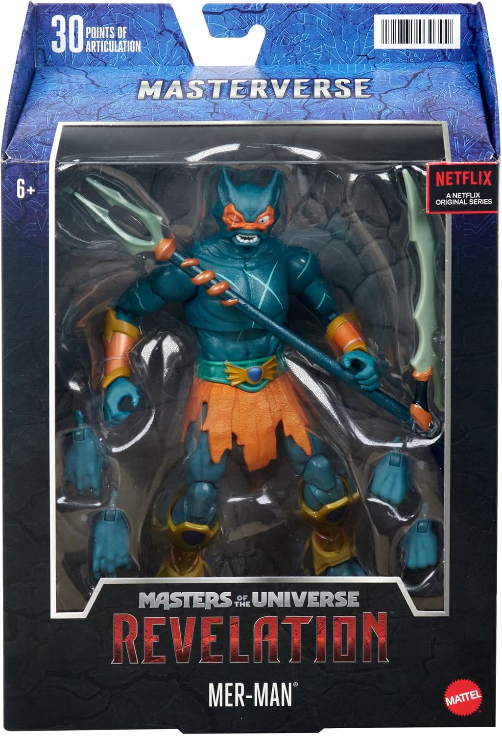 Masters of the Universe Masterverse Revelation Mer-Man Action Figure 1 Masters of the Universe Masterverse Revelation Mer-Man Action Figure ( Cased )