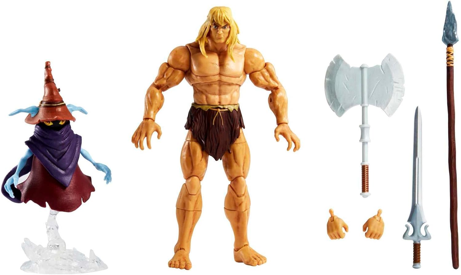 Masters of the Universe Masterverse Savage He-Man and Orko 5 Masters of the Universe Masterverse Savage He-Man and Orko ( Cased )