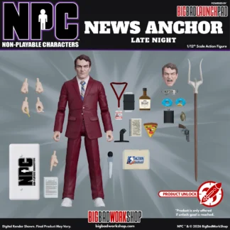 NPC (Non-Playable Characters) News Anchor (Late Night) 1/12 Action Figure