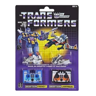 Transformers: Vintage G1 Cassette 2-Pack Decepticons Laserbeak and Frenzy