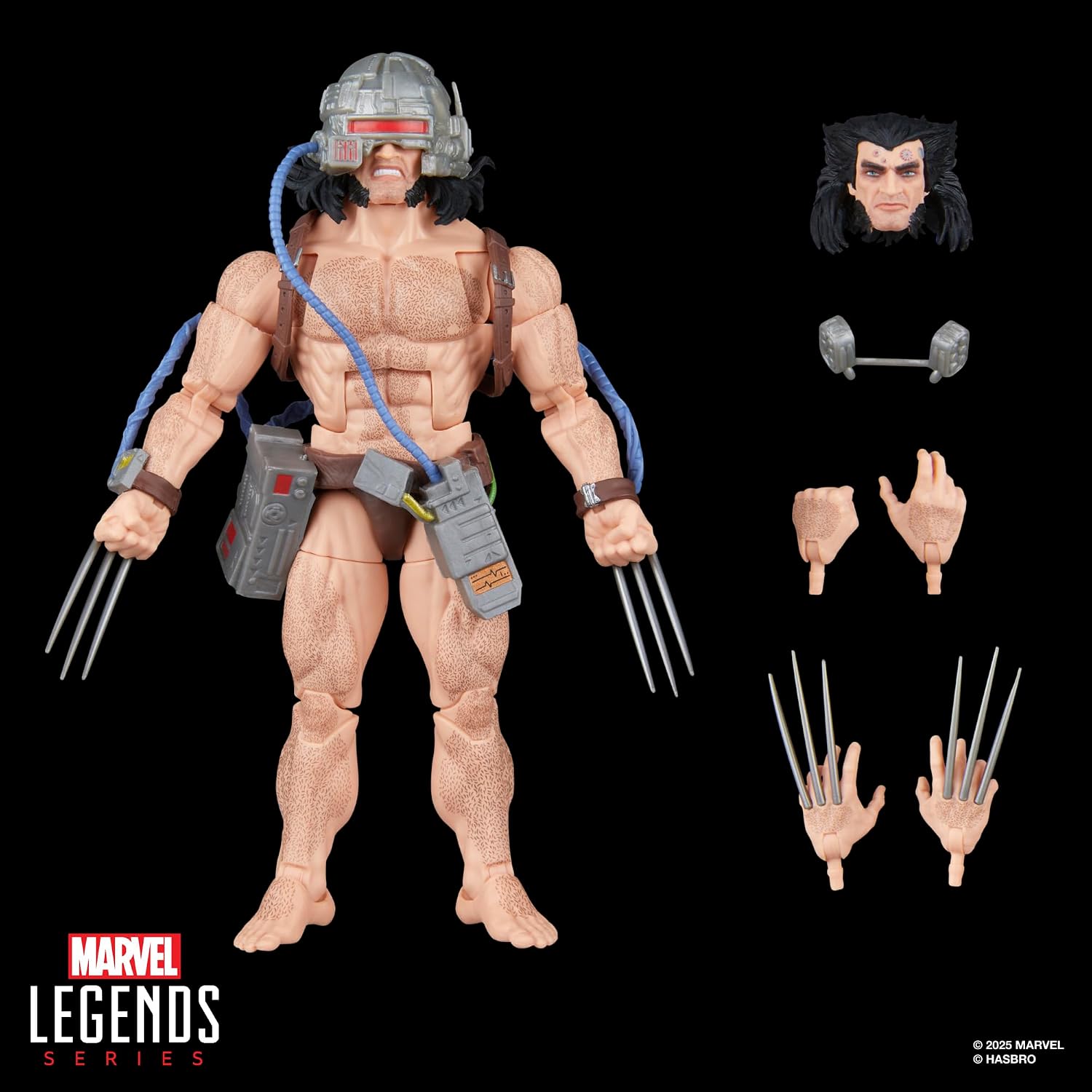 71uMciab1JL._AC_SL1500_ Marvel Legends Retro Card Weapon X Wolverine Action Figure